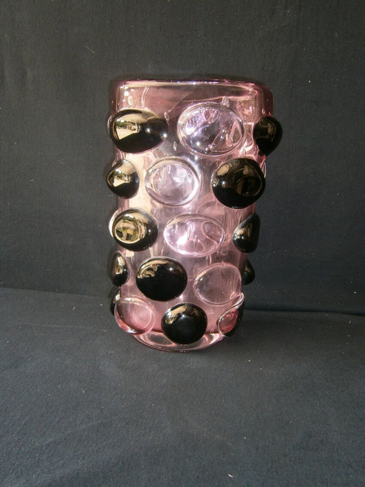 Pink vintage murano vase